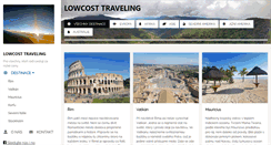 Desktop Screenshot of lowcost-traveling.com